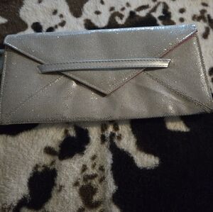 Victoria's Secret Silver Clutch